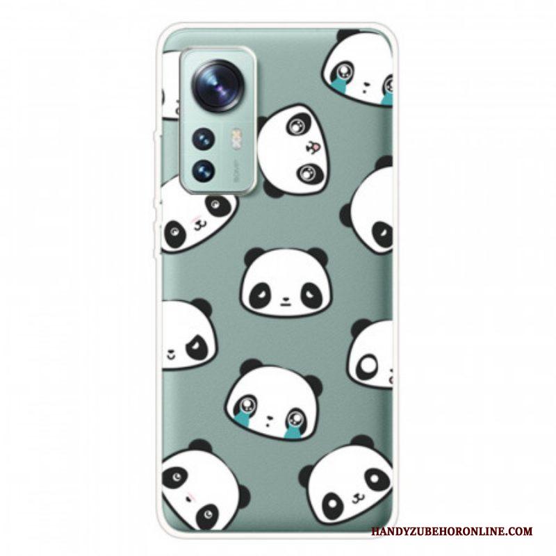 Hoesje voor Xiaomi 12 Pro Panda Koppen