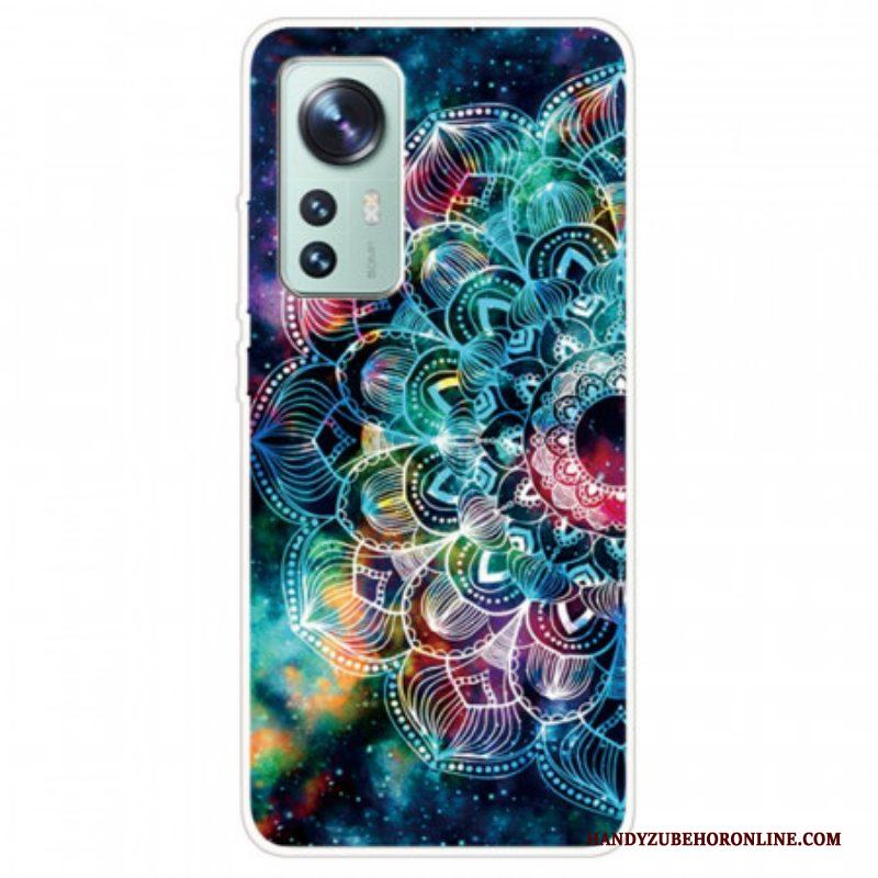 Hoesje voor Xiaomi 12 Pro Siliconen Mandala-ontwerp