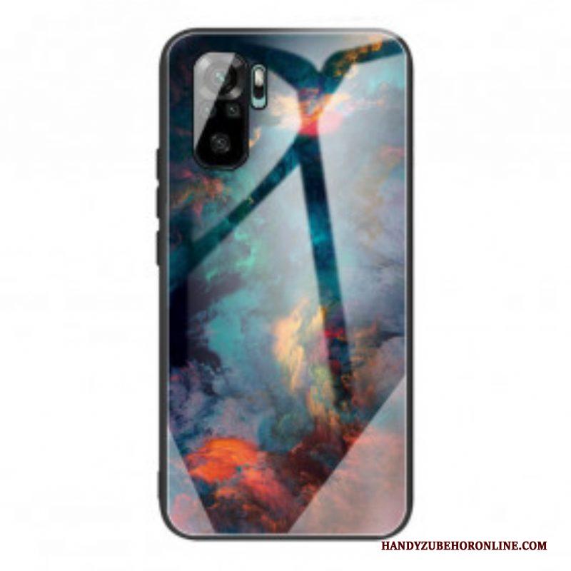 Hoesje voor Xiaomi Redmi Note 10 / 10S Hemel Gehard Glas