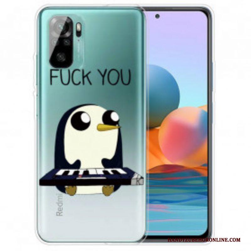 Hoesje voor Xiaomi Redmi Note 10 / 10S Pinguïn Neuk Je