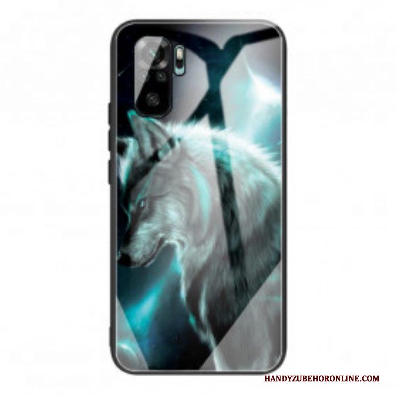 Hoesje voor Xiaomi Redmi Note 10 / 10S Wolf Van Gehard Glas