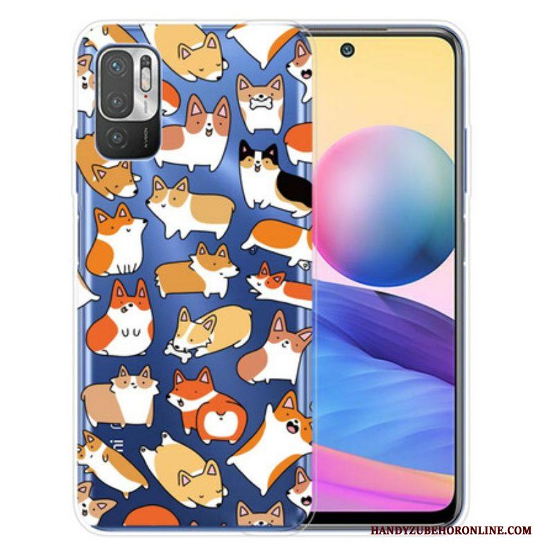 Hoesje voor Xiaomi Redmi Note 10 5G Meerdere Honden