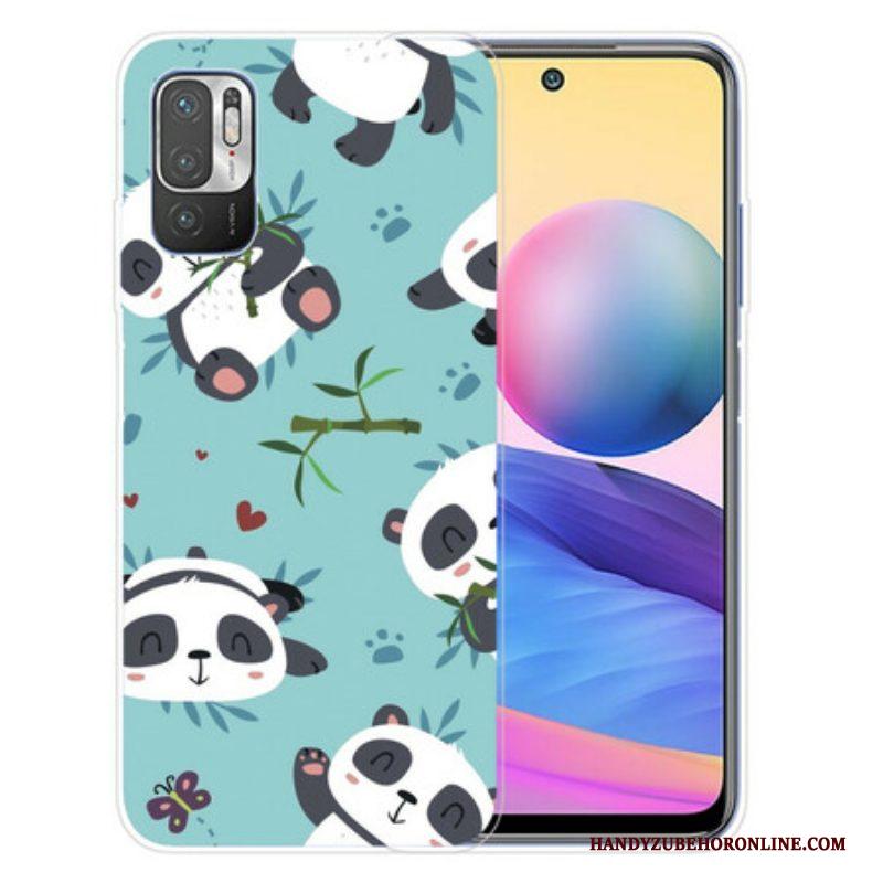 Hoesje voor Xiaomi Redmi Note 10 5G Stelletje Panda's