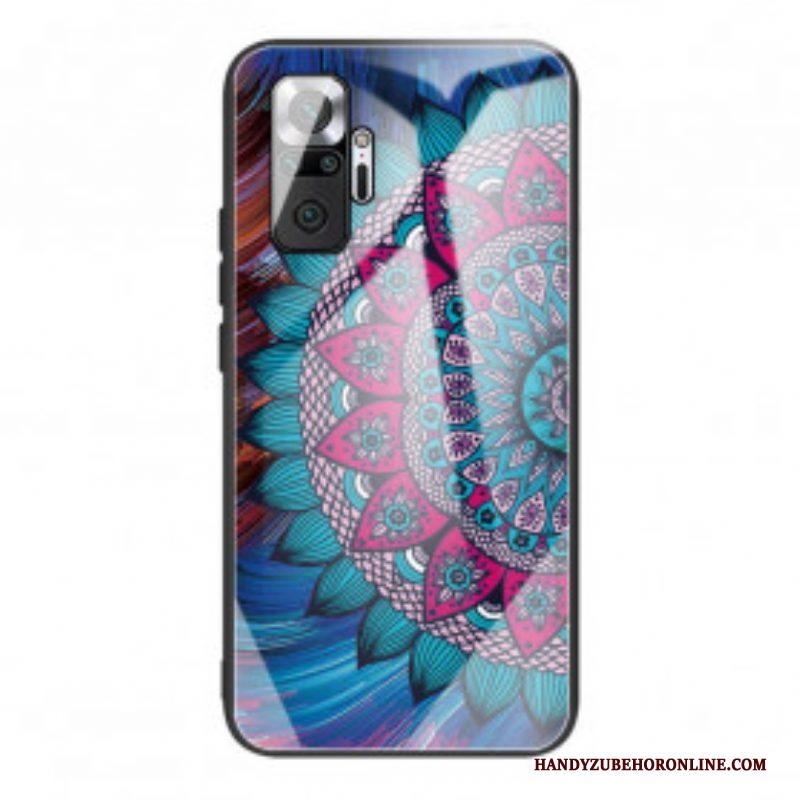 Hoesje voor Xiaomi Redmi Note 10 Pro Mandala Gehard Glas