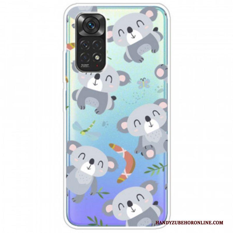 Hoesje voor Xiaomi Redmi Note 11 / 11S Kleine Grijze Panda's