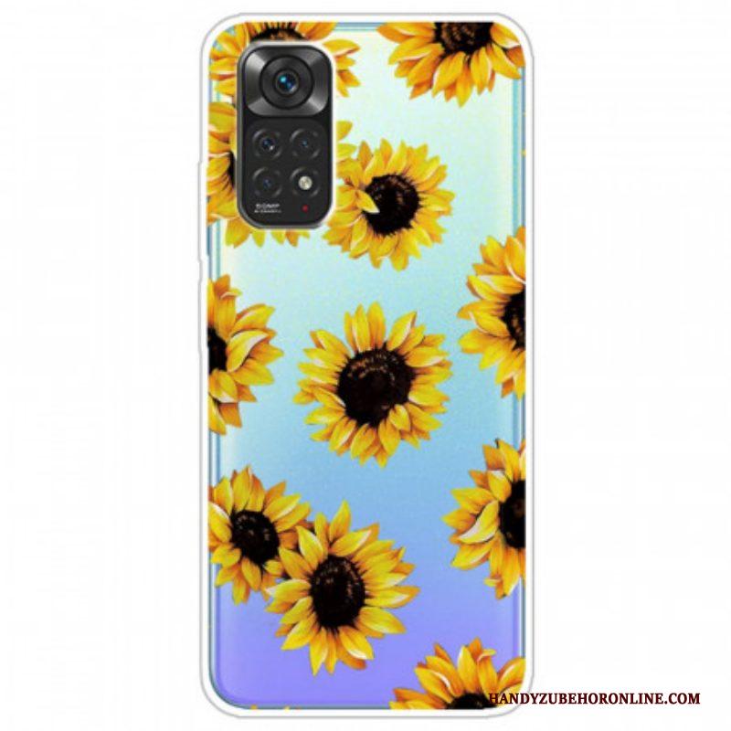 Hoesje voor Xiaomi Redmi Note 11 Pro / 11 Pro 5G Zonnebloemen