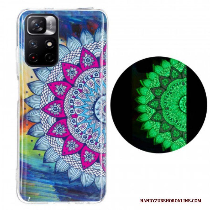 Hoesje voor Xiaomi Redmi Note 11 Pro Plus 5G Fluorescerende Kleurrijke Mandala