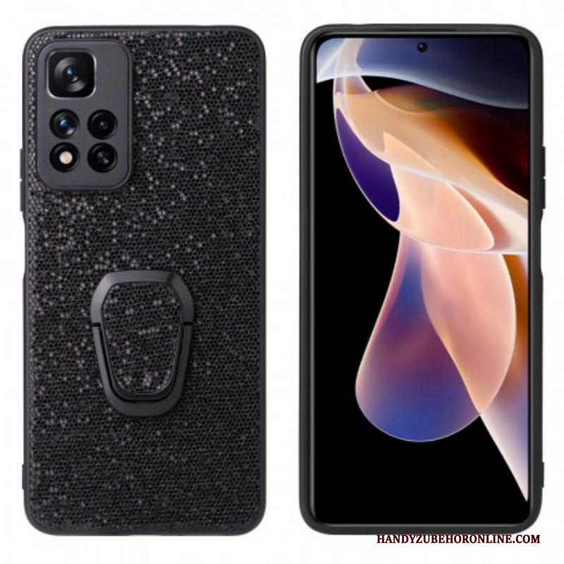 Hoesje voor Xiaomi Redmi Note 11 Pro Plus 5G Glitter Ringbeugel