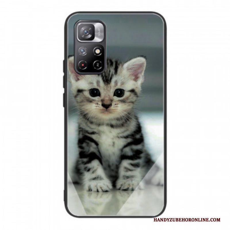 Hoesje voor Xiaomi Redmi Note 11 Pro Plus 5G Kitten Gehard Glas