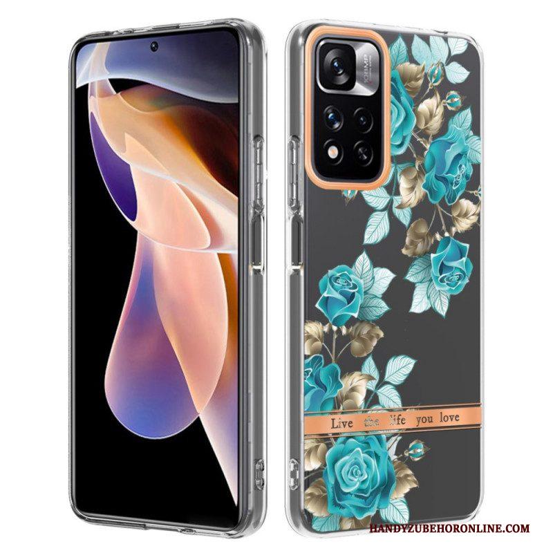 Hoesje voor Xiaomi Redmi Note 11 Pro Plus 5G Naadloze Bloemen