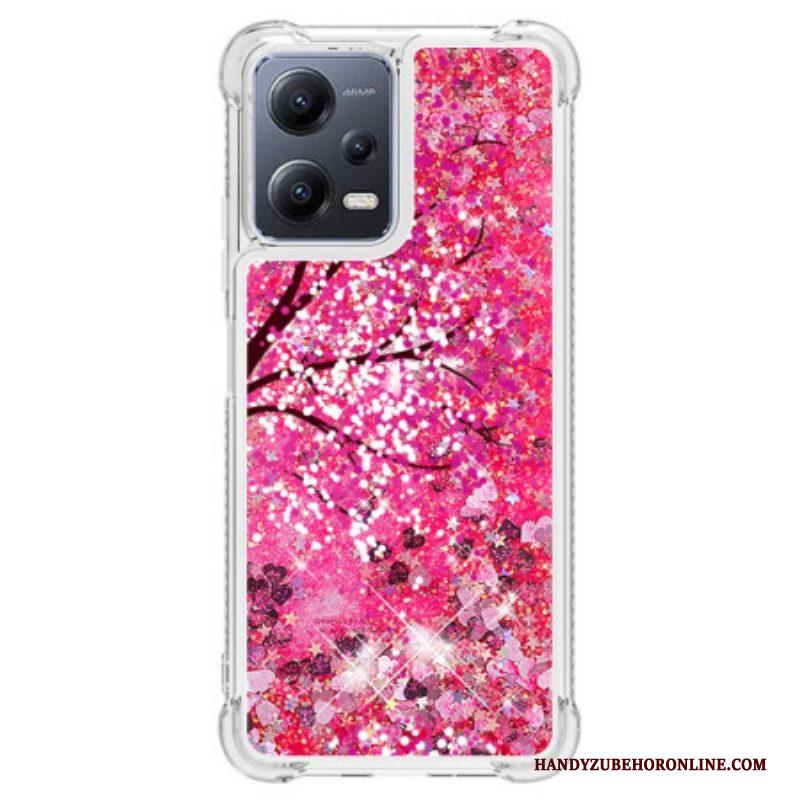 Hoesje voor Xiaomi Redmi Note 12 5G Glitter Boom