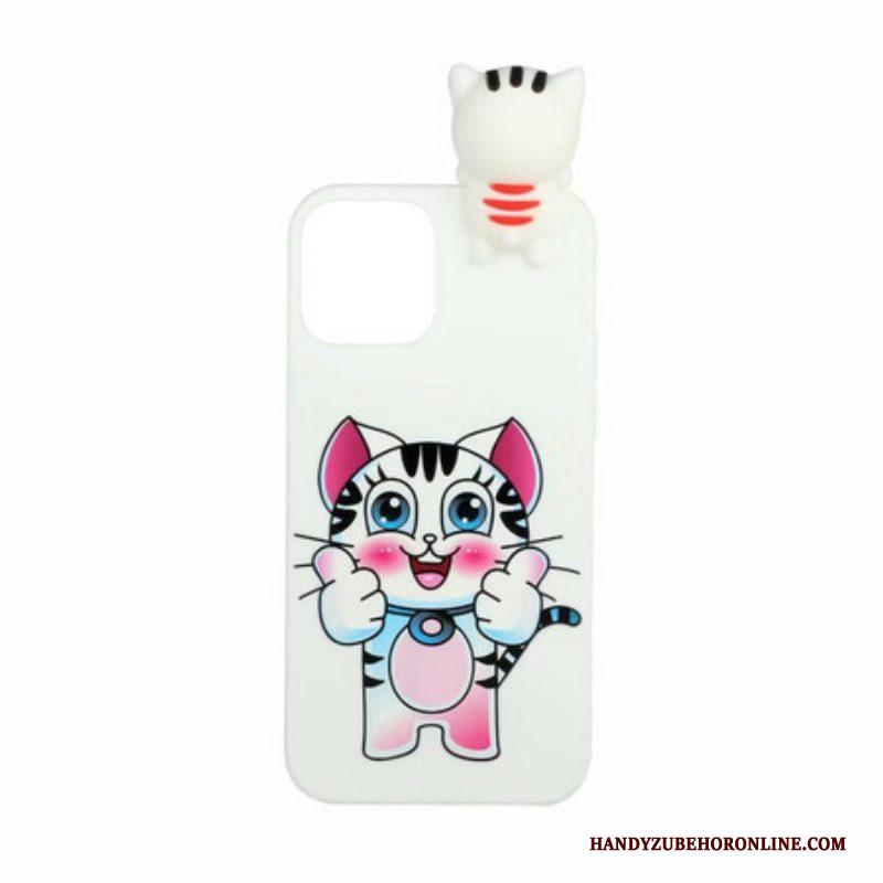 Hoesje voor iPhone 13 Mini 3d Kattenplezier