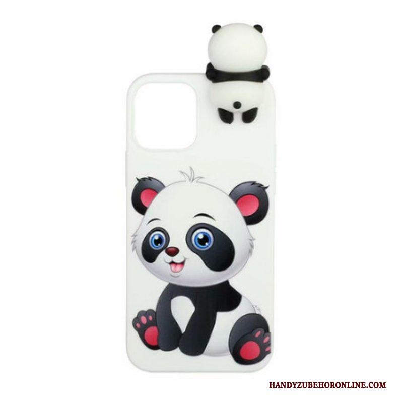 Hoesje voor iPhone 13 Mini 3d Leuke Panda