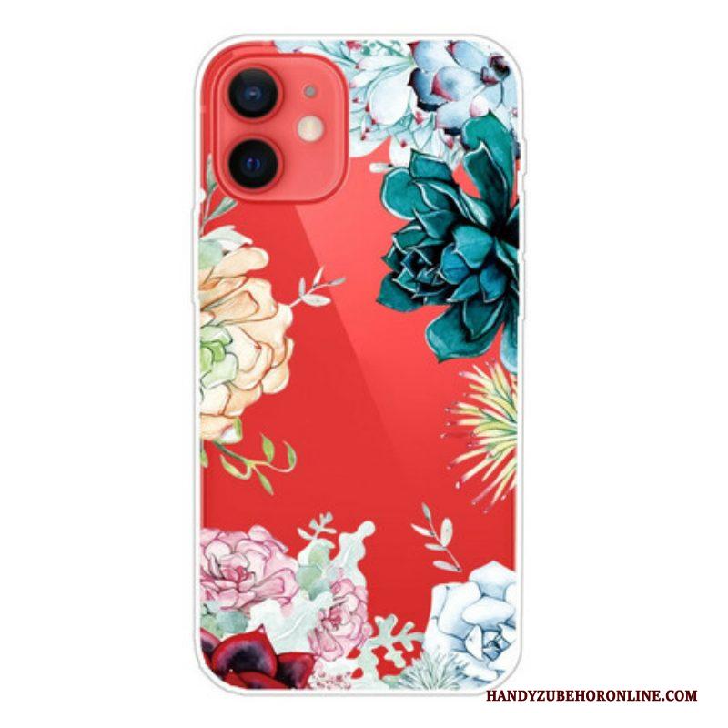 Hoesje voor iPhone 13 Mini Aquarel Bloemen