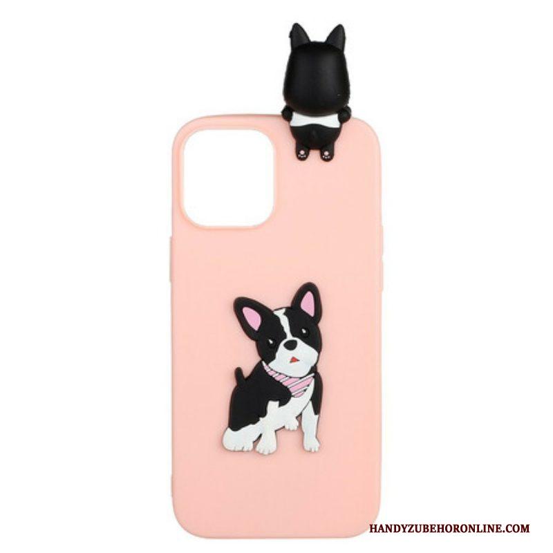 Hoesje voor iPhone 13 Mini Flavian De Hond 3d