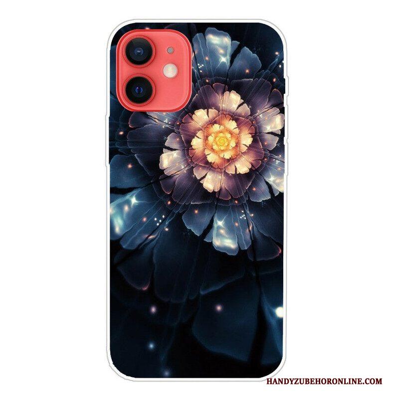 Hoesje voor iPhone 13 Mini Flexibele Bloemen