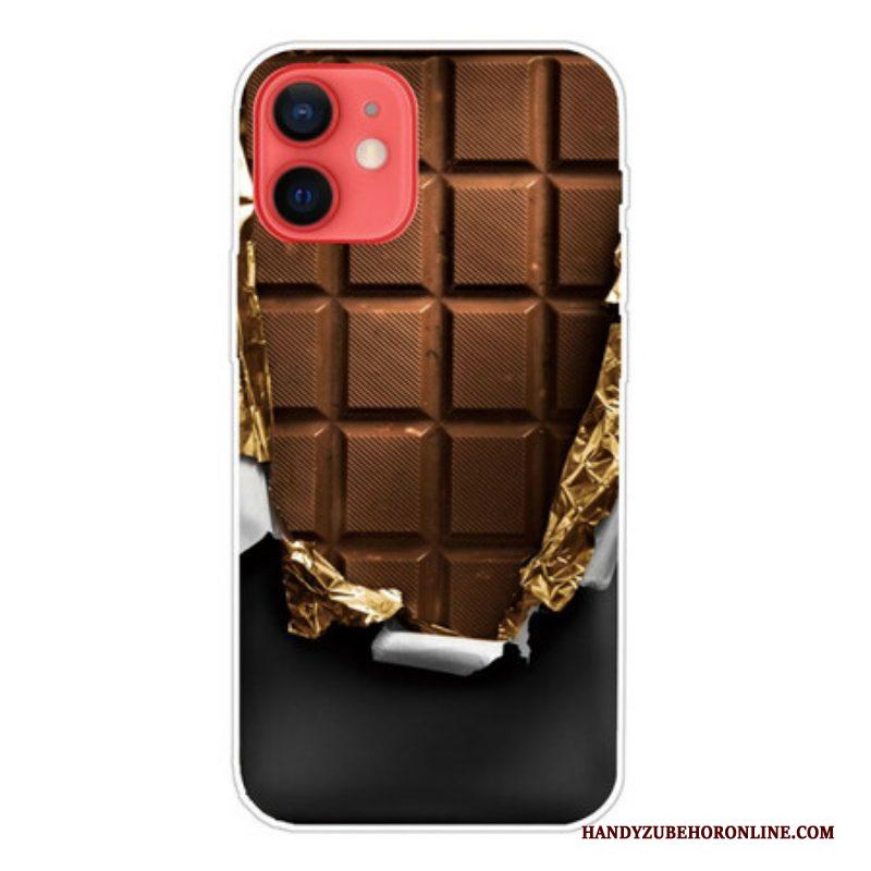 Hoesje voor iPhone 13 Mini Flexibele Chocolade