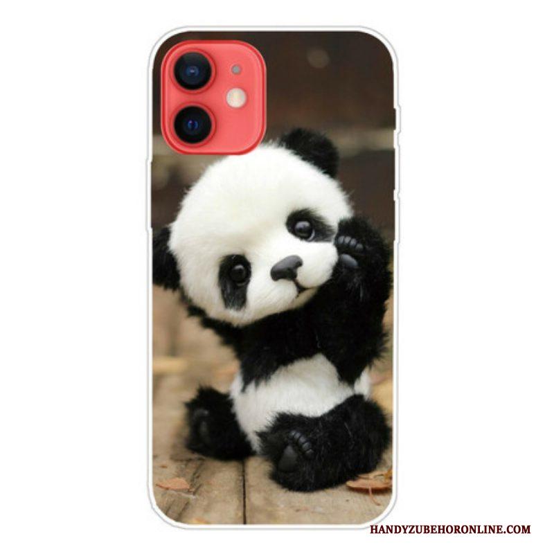 Hoesje voor iPhone 13 Mini Flexibele Panda