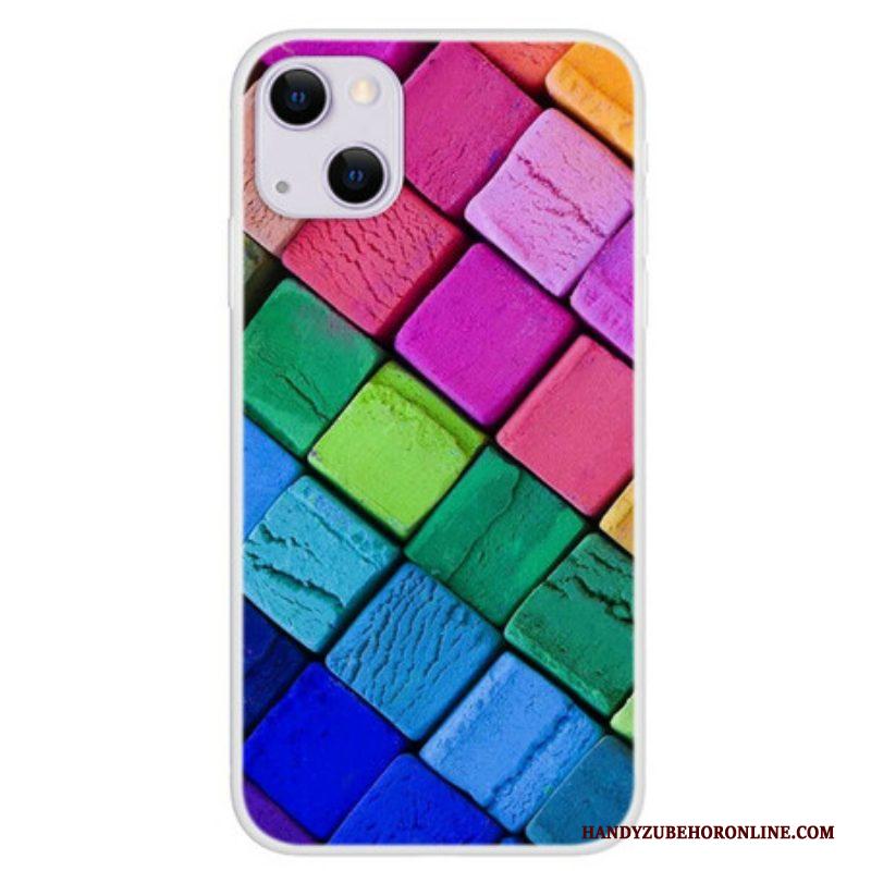 Hoesje voor iPhone 13 Mini Gekleurde Kubussen