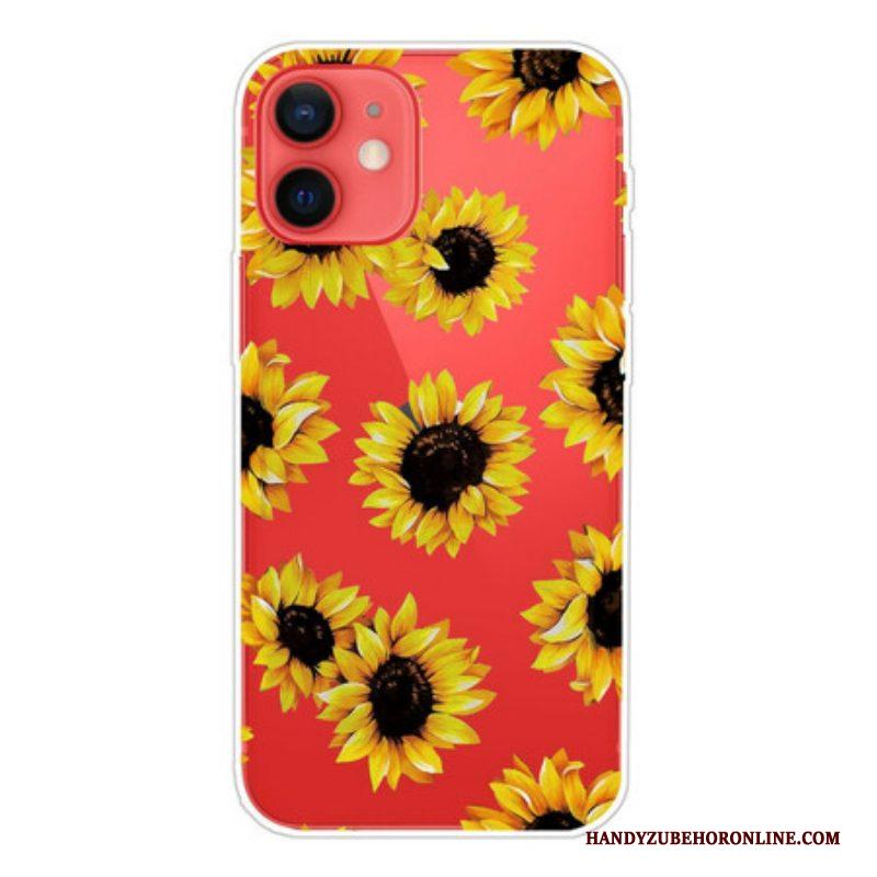 Hoesje voor iPhone 13 Mini Zonnebloemen