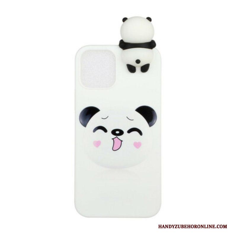 Hoesje voor iPhone 13 Pro Coole Panda 3d