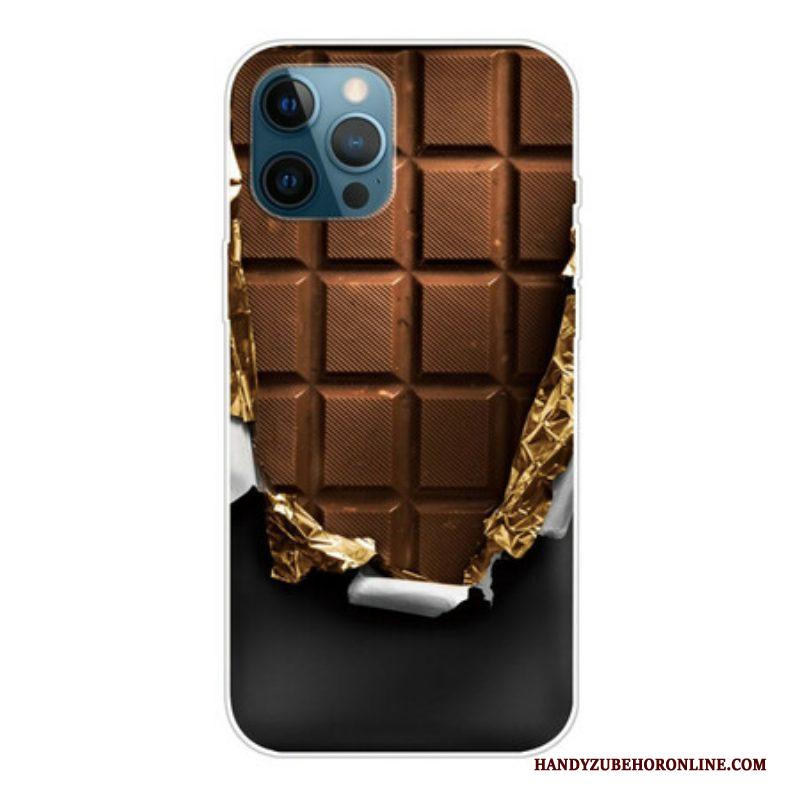 Hoesje voor iPhone 13 Pro Max Flexibele Chocolade