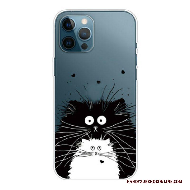 Hoesje voor iPhone 13 Pro Max Kijk Naar De Katten