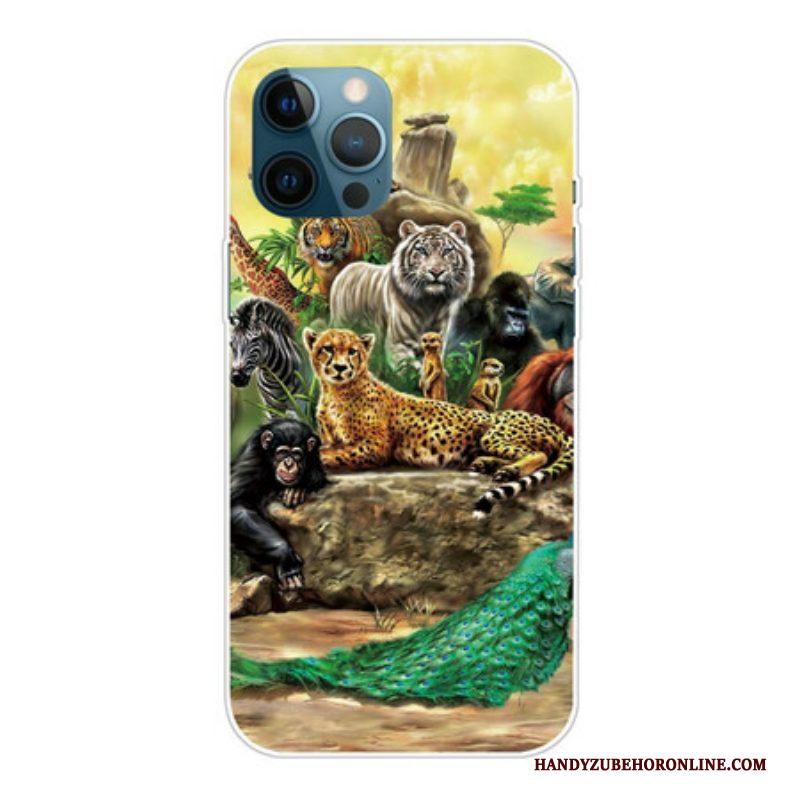 Hoesje voor iPhone 13 Pro Max Safari-dieren