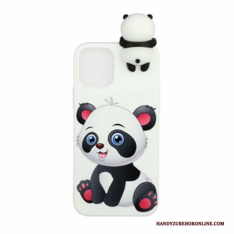 Hoesje voor iPhone 13 Pro Schattige Panda 3d