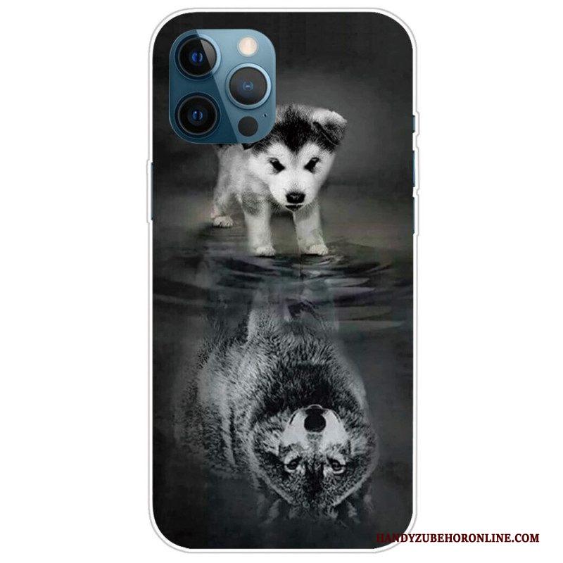 Hoesje voor iPhone 14 Pro Declinaties Wolf