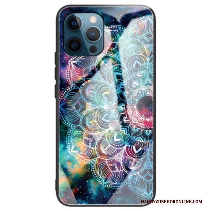 Hoesje voor iPhone 14 Pro Max Mandala Gehard Glas