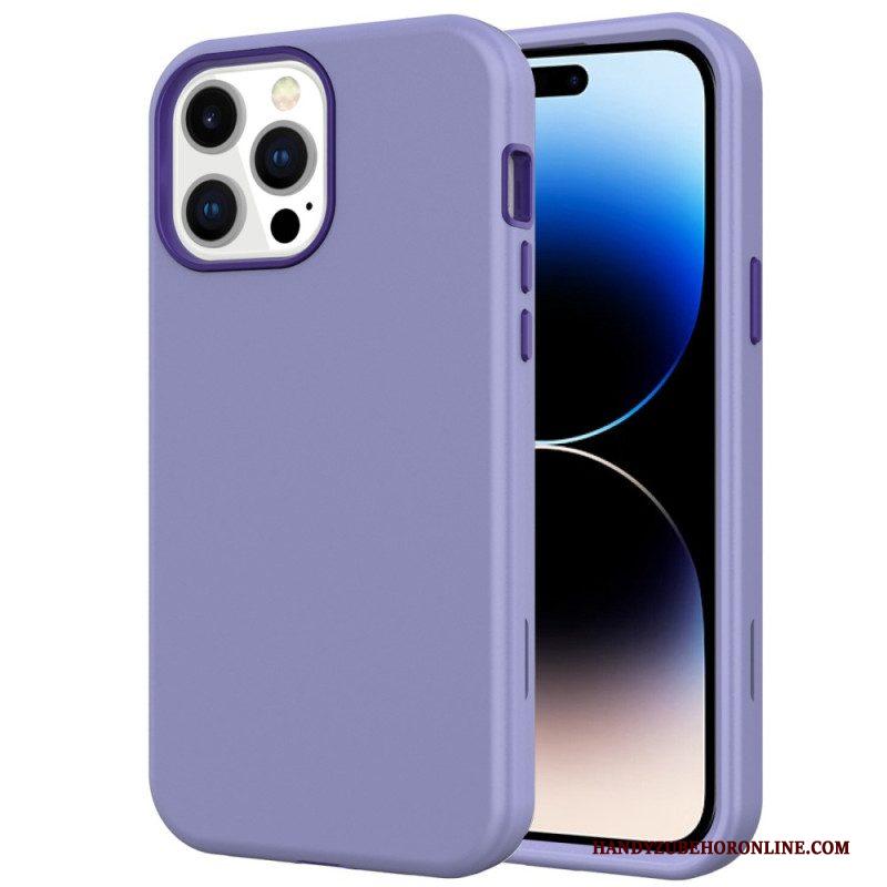 Hoesje voor iPhone 14 Pro Max Matte Afwerking Hybride