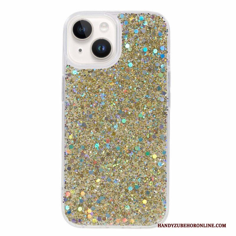 Hoesje voor iPhone 15 Plus Glitters