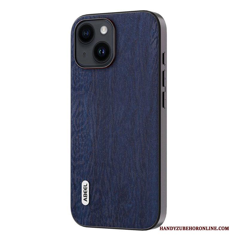 Hoesje voor iPhone 15 Plus Stijlvol Abeel-hout