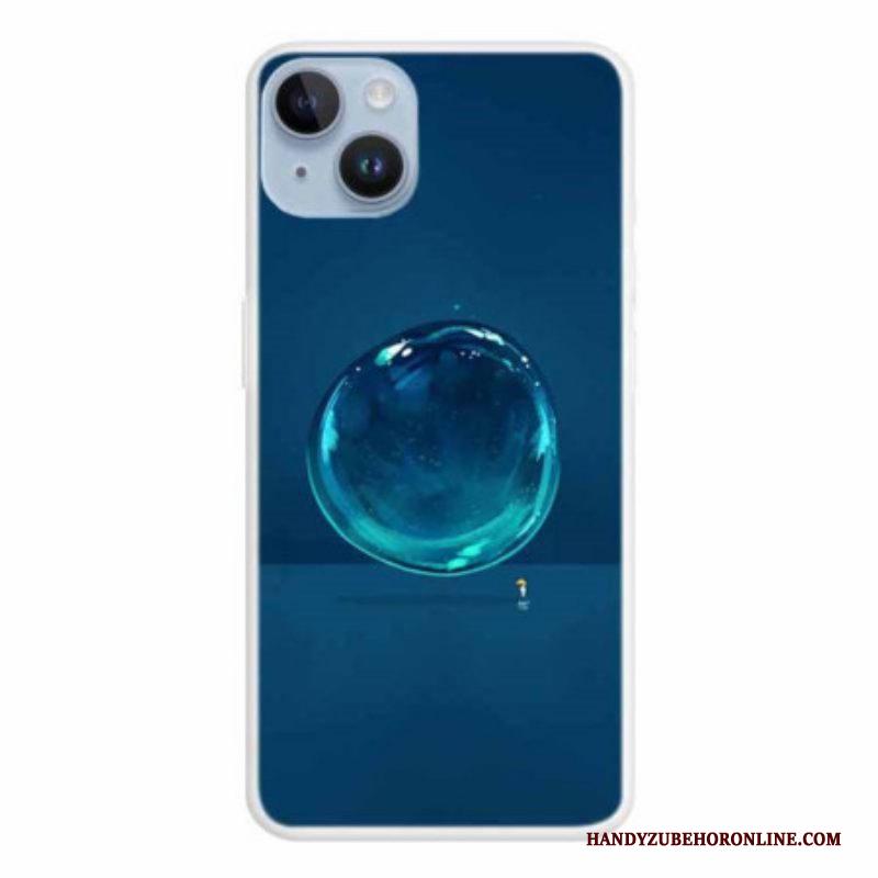 Hoesje voor iPhone 15 Plus Waterdruppel