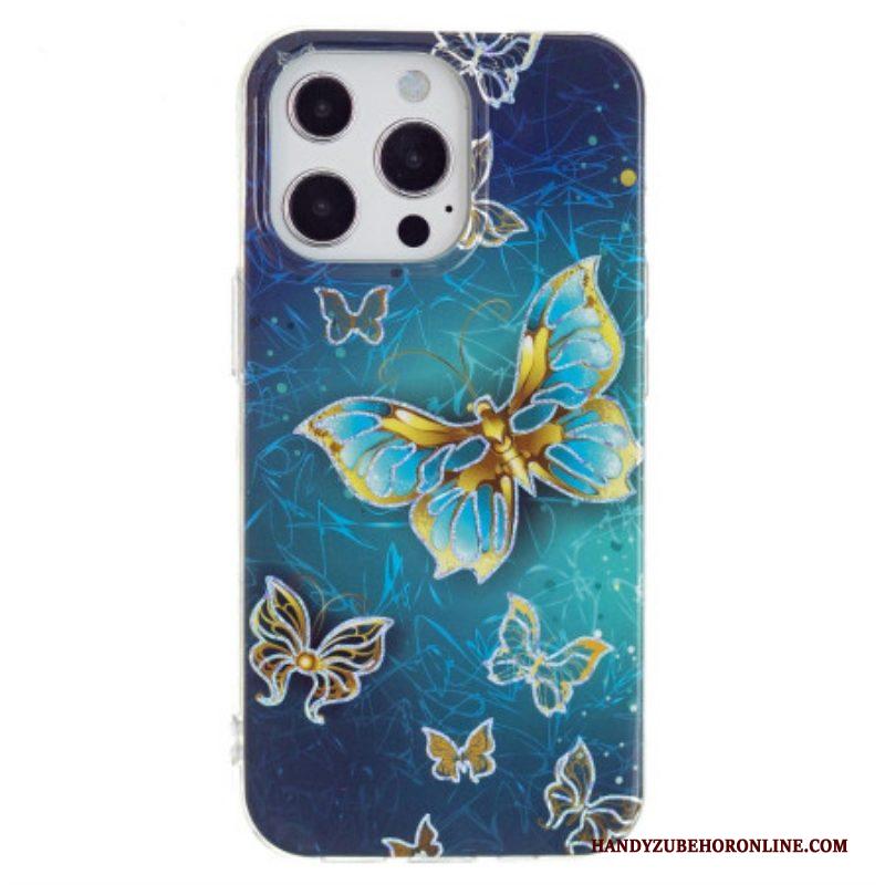 Hoesje voor iPhone 15 Pro Kostbare Vlinders