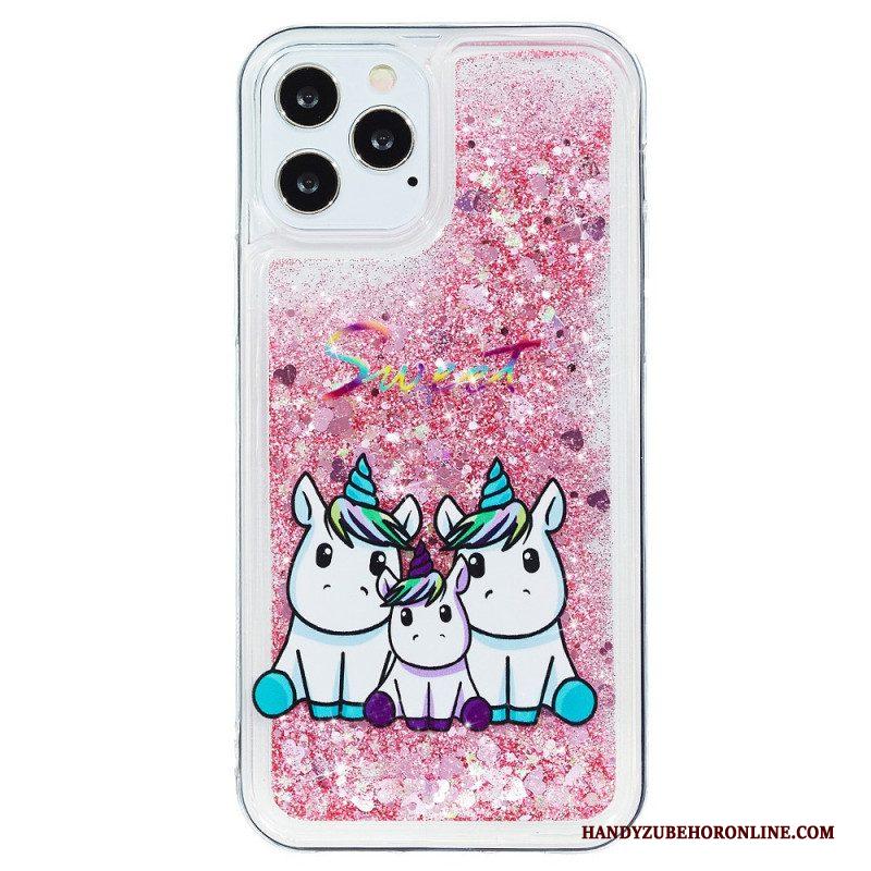 Hoesje voor iPhone 15 Pro Max Eenhoornglitter