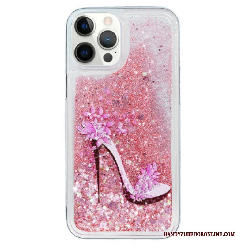 Hoesje voor iPhone 15 Pro Paillettenpomp