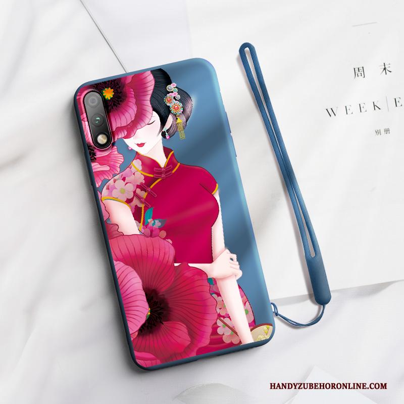 Honor 9x All Inclusive Anti-fall Chinese Stijl Hoesje Telefoon Scheppend Blauw Nieuw