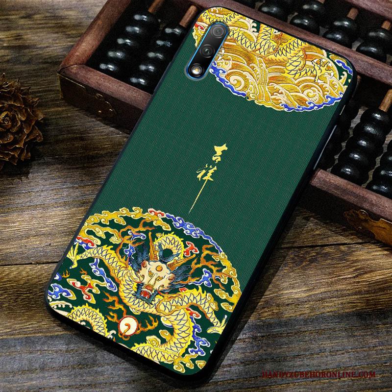 Honor 9x Hoesje Hoes Anti-fall Chinese Stijl Bescherming Vintage Pas Patroon