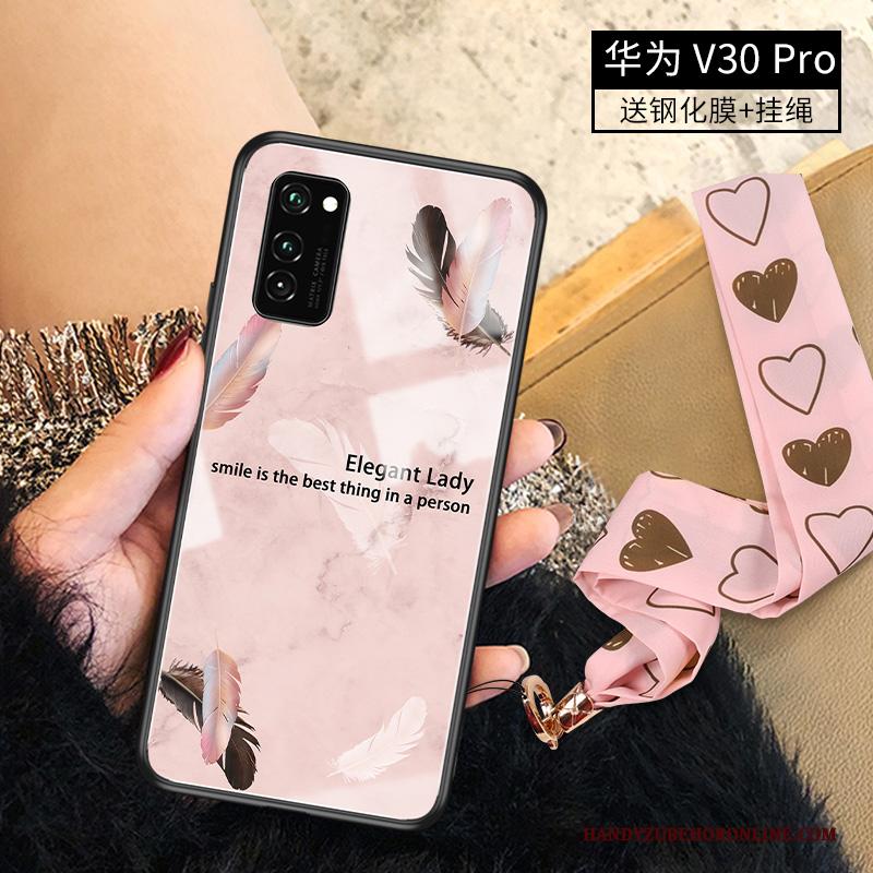 Honor View30 Hoes Hoesje Telefoon Spiegel Luxe Anti-fall Dun Bescherming