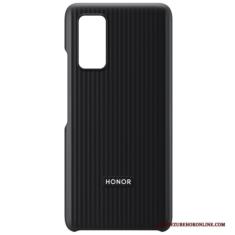 Honor View30 Pro Eenvoudige Hoesje Zwart Bescherming Telefoon