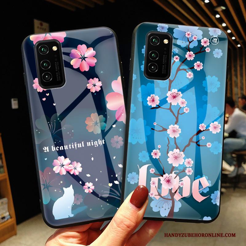 Honor View30 Pro Hoesje Telefoon Bescherming Blauw Glas Anti-fall Kers Vers