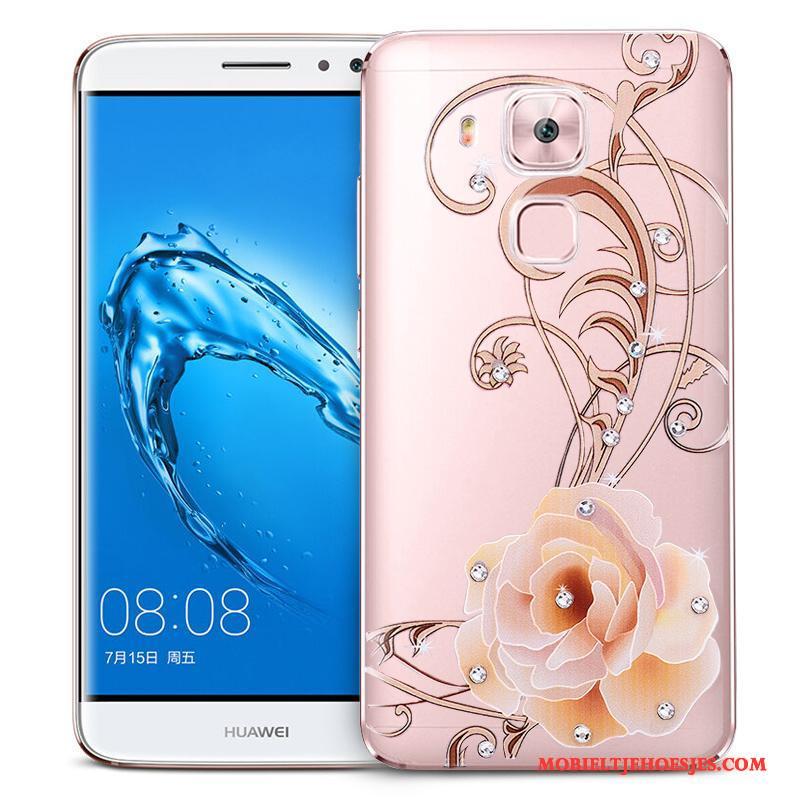 Huawei G9 Plus Hanger Hoes Bescherming Hoesje Telefoon All Inclusive Doorzichtig