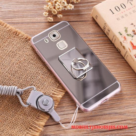 Huawei G9 Plus Hoesje Hanger Scheppend Hoes Persoonlijk Zilver Bescherming Siliconen