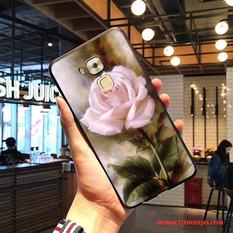 Huawei G9 Plus Trend Kunst Bescherming Hoesje Telefoon Siliconen Anti-fall Zacht