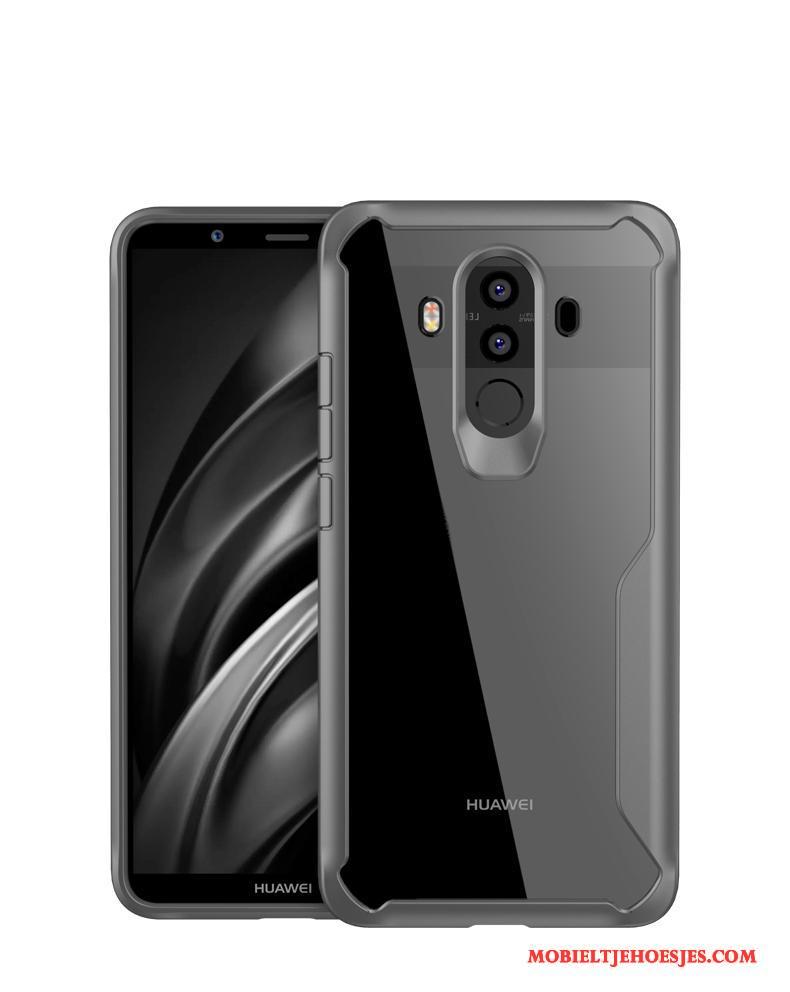 Huawei Mate 10 All Inclusive Dikke Hoes Hoesje Telefoon Doorzichtig Bescherming Grijs