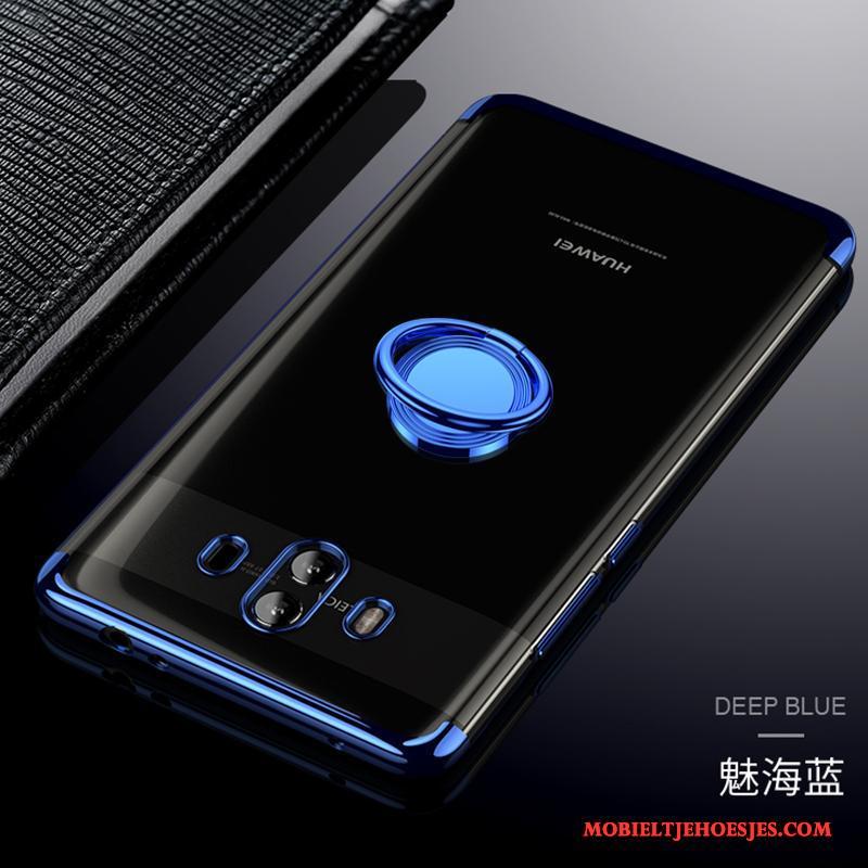 Huawei Mate 10 Hoes Anti-fall Hoesje Telefoon Trend Blauw Bescherming Siliconen