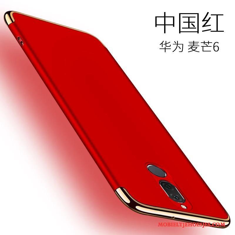 Huawei Mate 10 Lite Bescherming Anti-fall Hoesje Telefoon Rood