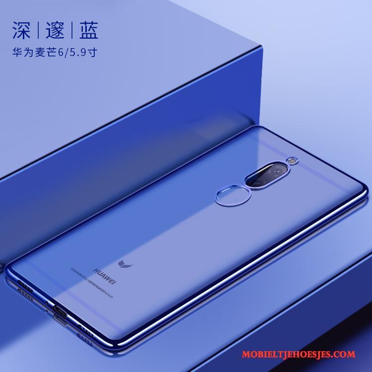 Huawei Mate 10 Lite Blauw Siliconen Hoesje Telefoon Anti-fall Bescherming All Inclusive Zacht